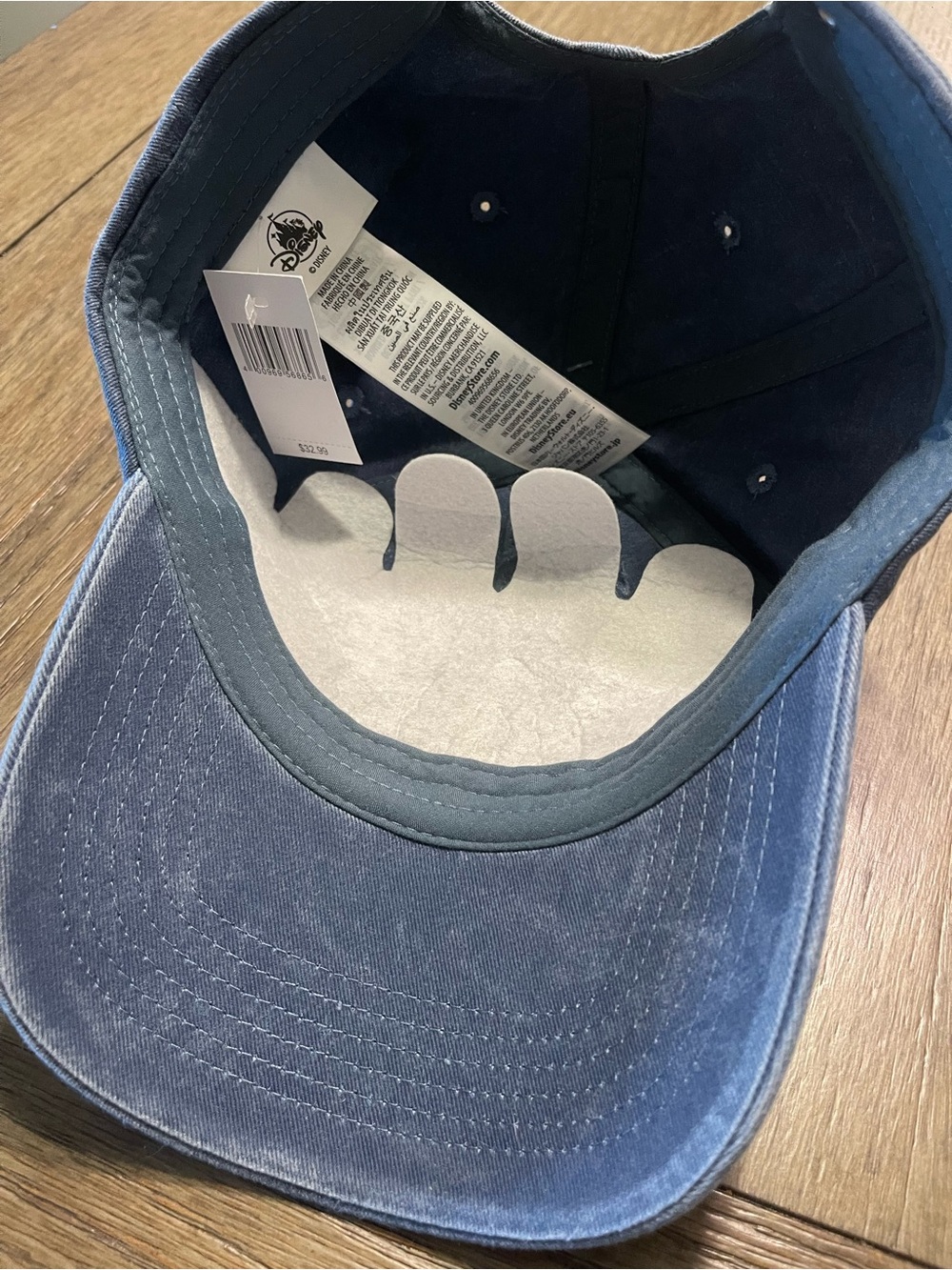 Disney Parks Mickey Mouse Embroidered Dad Hat - Washed Denim Blue - Picture 10 of 13